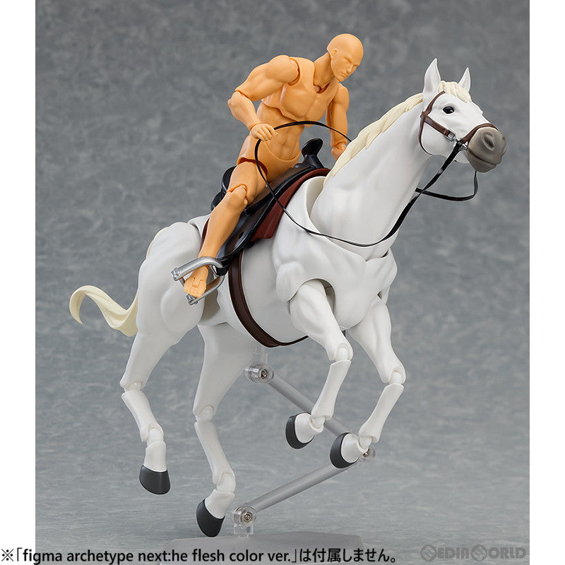 【中古即納】[FIG] (再販) figma(フィグマ) 490b 馬 ver.2(白) 完成品 可動フィギュア マックスファクトリー(20221231)
