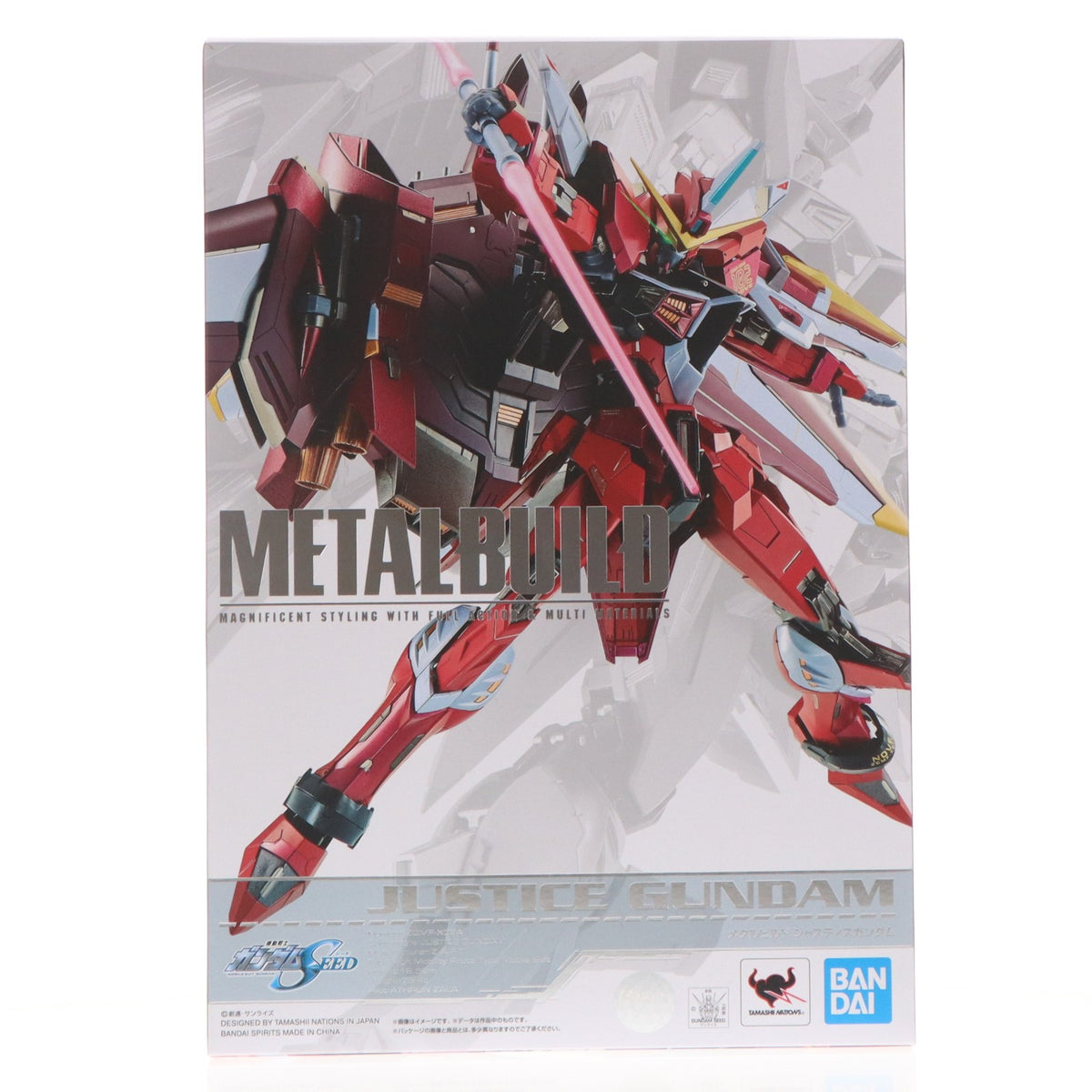 【中古即納】[FIG] METAL BUILD ジャスティスガンダム 機動戦士ガンダムSEED(シード) 完成品 可動フィギュア バンダイスピリッツ(20220129)