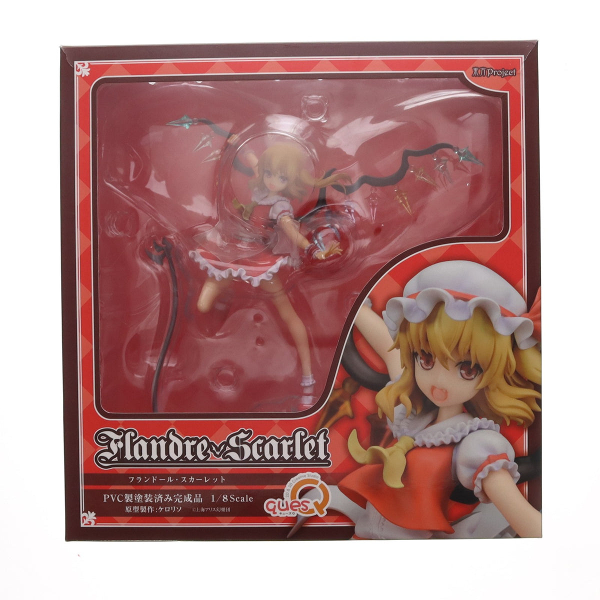 【中古即納】[FIG] (再々販) 悪魔の妹 フランドール・スカーレット 東方Project 1/8 完成品 フィギュア キューズQ(20211031)