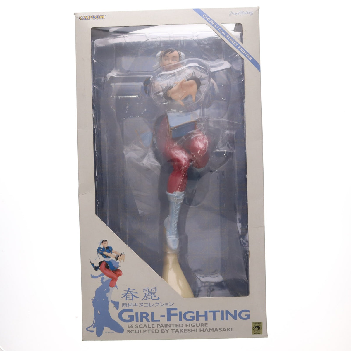 【中古即納】[FIG] 西村キヌコレクション GIRL-FIGHTING 春麗(チュンリー) ストリートファイターII 1/6 完成品 フィギュア マックスファクトリー(20060319)