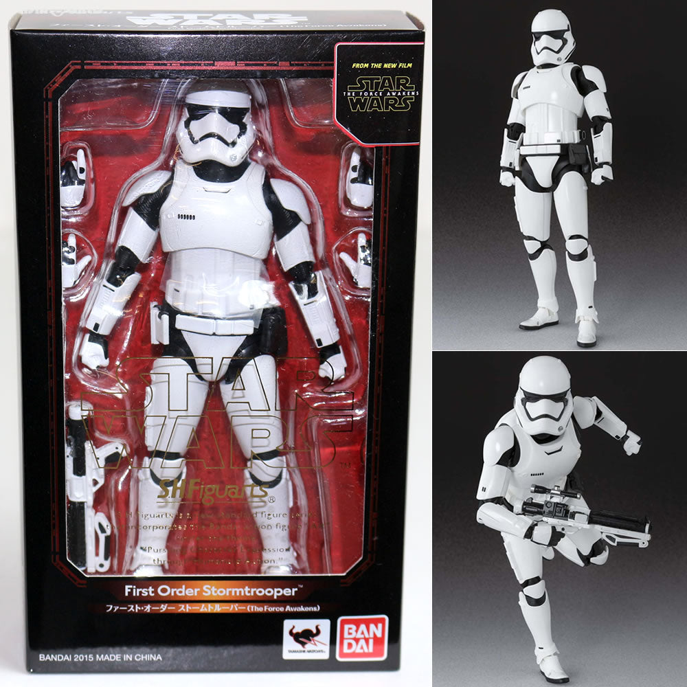 【中古即納】[FIG] S.H.Figuarts(フィギュアーツ) ファースト・オーダー ストームトルーパー STAR WARS(スター・ウォーズ) エピソード7/フォースの覚醒 完成品 可動フィギュア バンダイ(20151218)