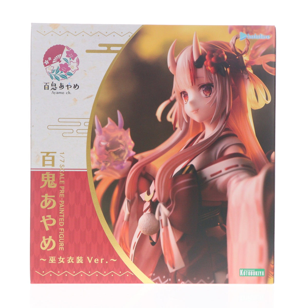 【中古即納】[FIG] コトブキヤショップ限定特典付属 百鬼あやめ～巫女衣装Ver.～(なきりあやめ) ホロライブプロダクション 1/7 完成品 フィギュア(PV216) コトブキヤ(20260916)