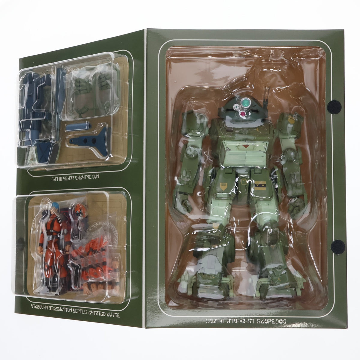 【中古即納】[FIG] DMZ-01 スコープドッグwithミクロアクション キリコ・キュービィー 装甲騎兵ボトムズ 完成品 可動フィギュア タカラ(20060322)