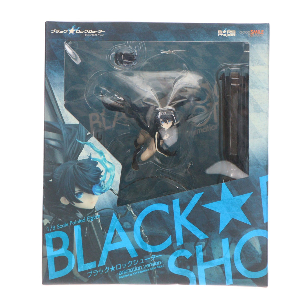 【中古即納】[FIG] 初期不良対応シール無し ブラック★ロックシューター -animation version- 1/8 完成品 フィギュア グッドスマイルカンパニー(20101126)