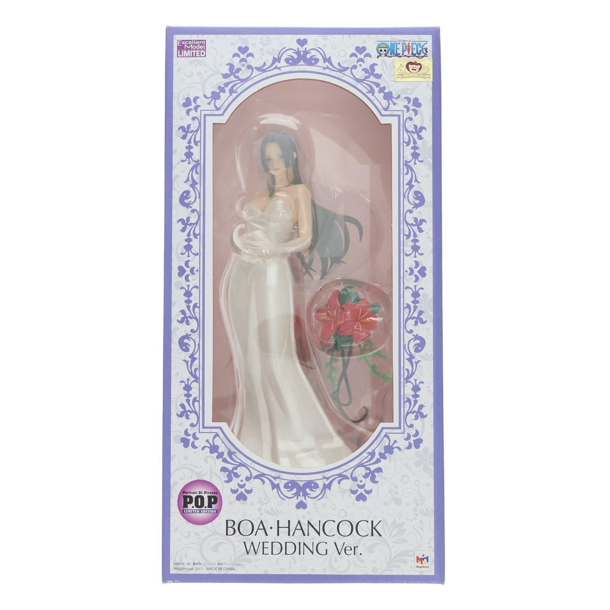 【中古即納】[FIG] メガトレショップ限定 Portrait.Of.Pirates P.O.P LIMITED EDITION ボア・ハンコック WEDDING Ver. ONE PIECE(ワンピース) 1/8 完成品 フィギュア メガハウス(20110909)