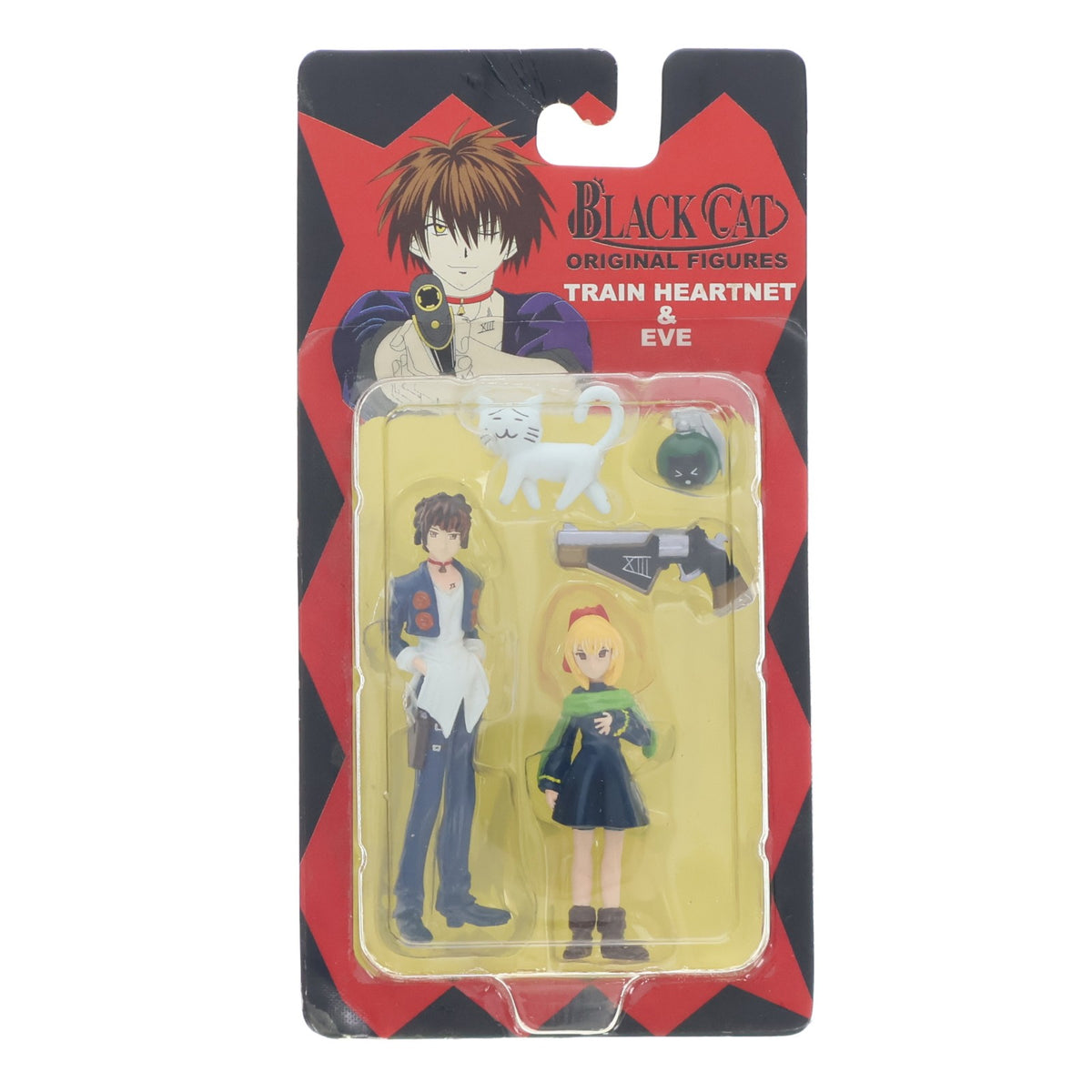 【中古即納】[FIG] トレイン&イヴ オリジナルフィギュア 週間少年ジャンプ 応募者全員サービス BLACK CAT(ブラック・キャット) 完成品 集英社(20001231)