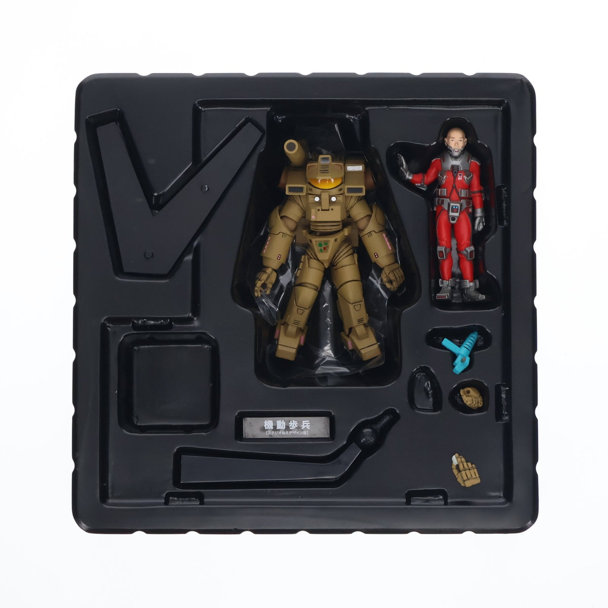 【中古即納】[FIG] ワンフェス2012夏限定 特撮リボルテック No.037 機動歩兵 サンドイエローVer. 宇宙の戦士 完成品 可動フィギュア 海洋堂(20120729)