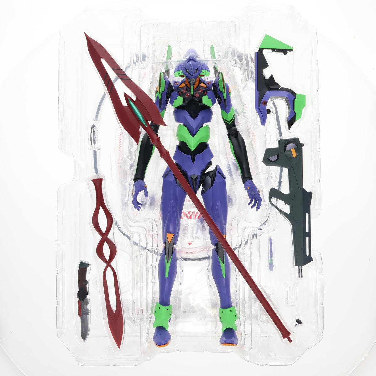 【中古即納】[FIG] DYNACTION(ダイナクション) 汎用ヒト型決戦兵器人造人間エヴァンゲリオン初号機+カシウスの槍(リニューアルカラーエディション) シン・エヴァンゲリオン劇場版 完成品 可動フィギュア バンダイスピリッツ(20220219)