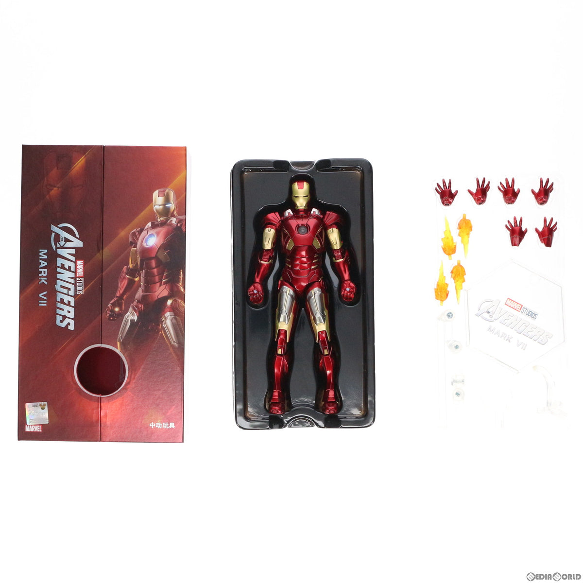 【中古即納】[FIG] IRONMAN MARK VII(アイアンマン マーク7) Marvel アベンジャーズ 1/10 完成品 可動フィギュア ZD toys(20210731)