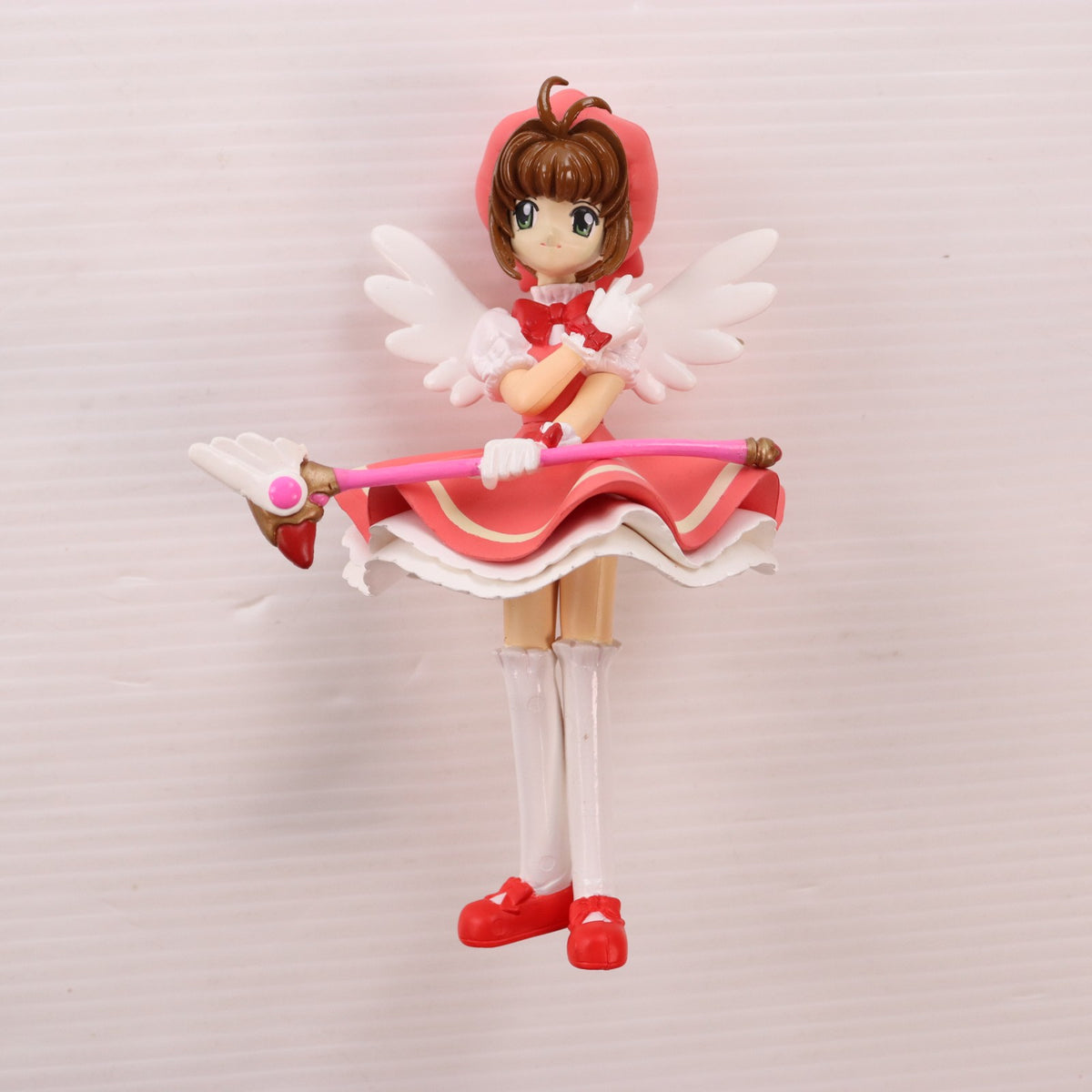 【中古即納】[FIG] 木之本桜(きのもとさくら) OPバトルコスチューム カードキャプターさくら キュートメモリーコレクション 完成品 フィギュア バンダイ(19981020)