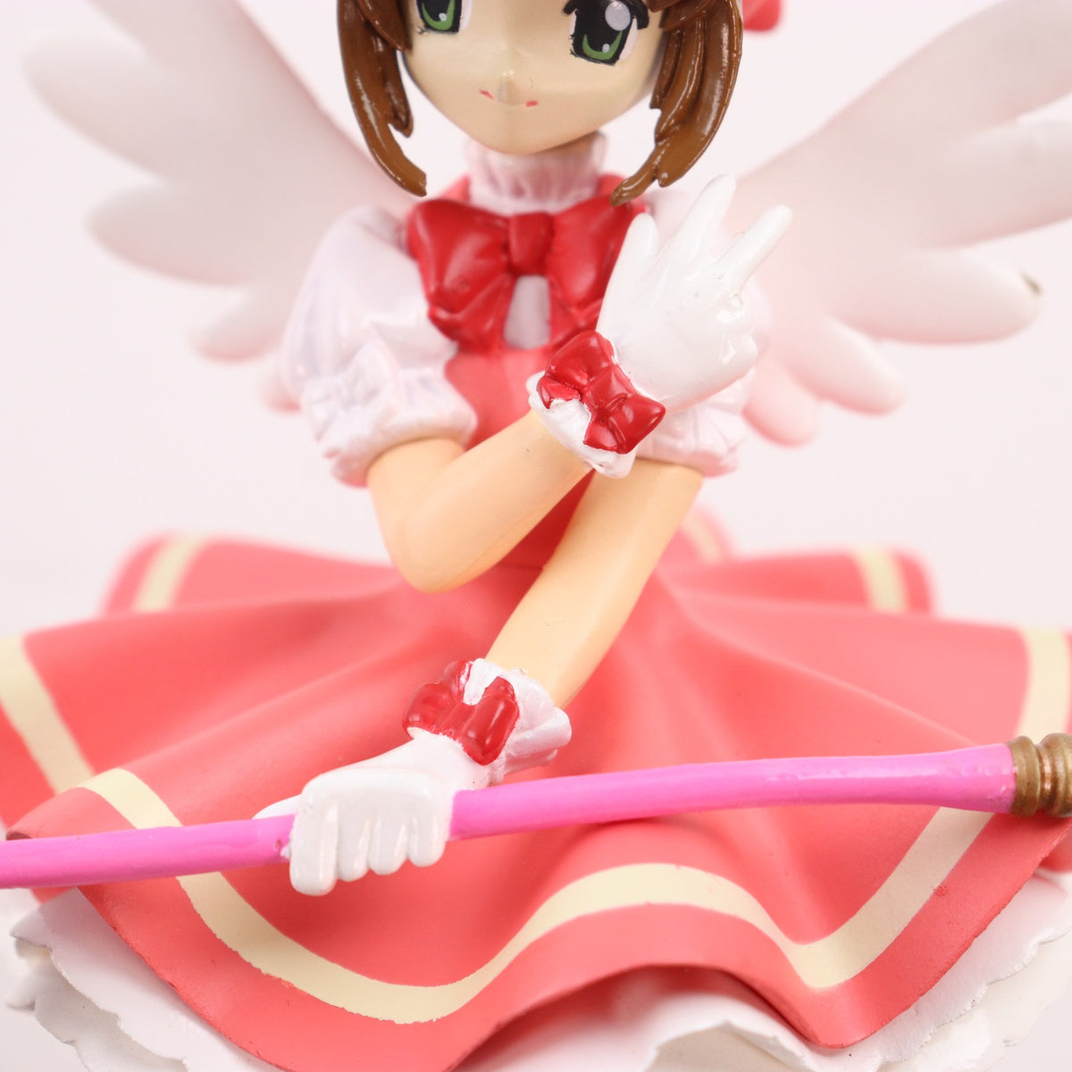 【中古即納】[FIG] 木之本桜(きのもとさくら) OPバトルコスチューム カードキャプターさくら キュートメモリーコレクション 完成品 フィギュア バンダイ(19981020)