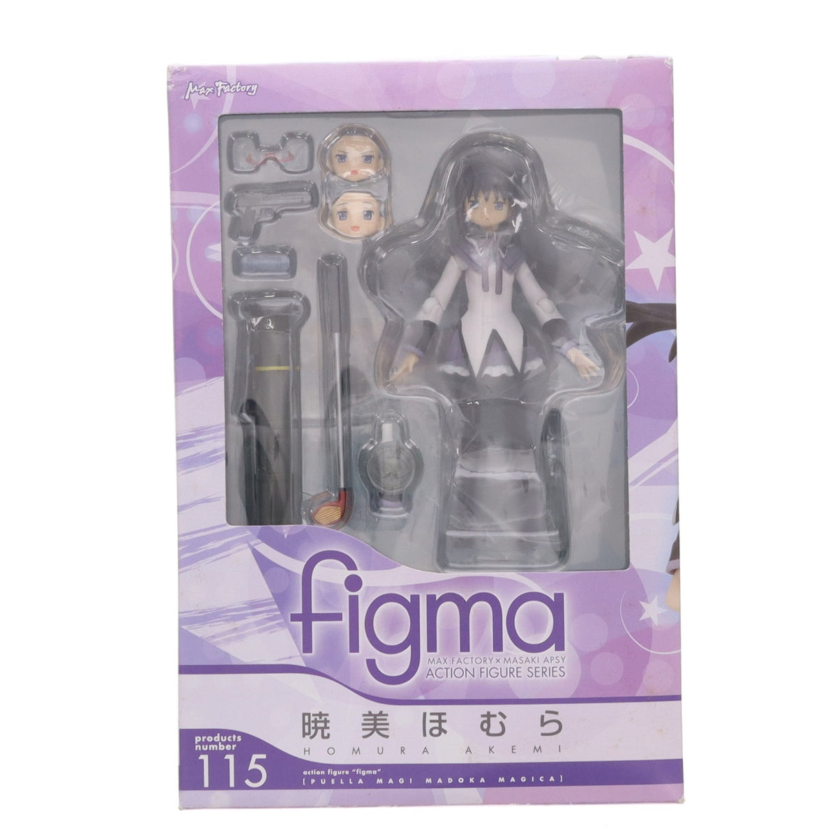 【中古即納】[FIG] figma(フィグマ) 115 暁美ほむら(あけみほむら) 魔法少女まどか☆マギカ 完成品 可動フィギュア マックスファクトリー(20111130)