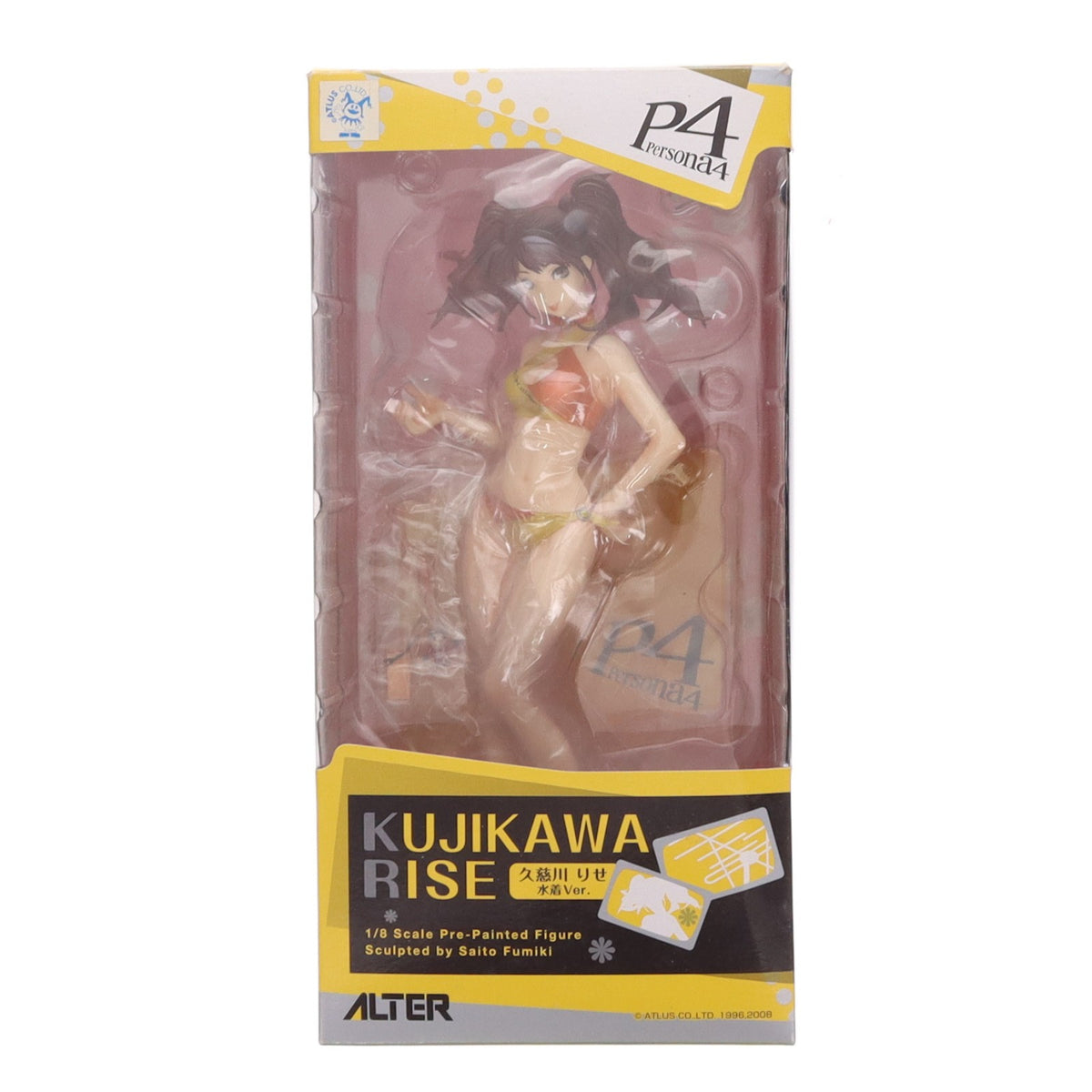 【中古即納】[FIG] 久慈川りせ(くじかわりせ) 水着Ver. ペルソナ4 1/8 完成品 フィギュア アルター(20091223)