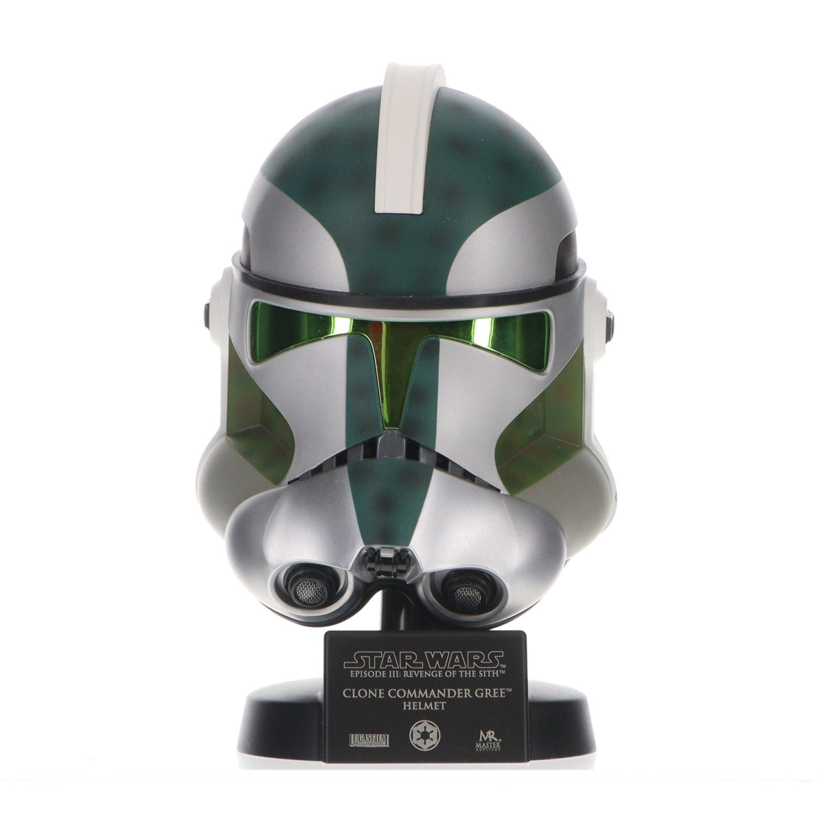 【中古即納】[FIG] ミニスケール・ヘルメットレプリカ コマンダー・グリー STAR WARS(スター・ウォーズ) エピソード3/シスの復讐 完成品 フィギュア(SW-372) MASTER REPLICAS(マスターレプリカ)(19991231)