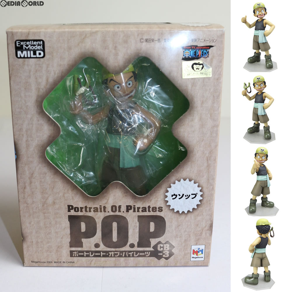 【中古即納】[FIG] エクセレントモデル MILD Portrait.Of.Pirates P.O.P CB-3 ウソップ ONE PIECE(ワンピース) 1/8 完成品 フィギュア メガハウス(20090131)