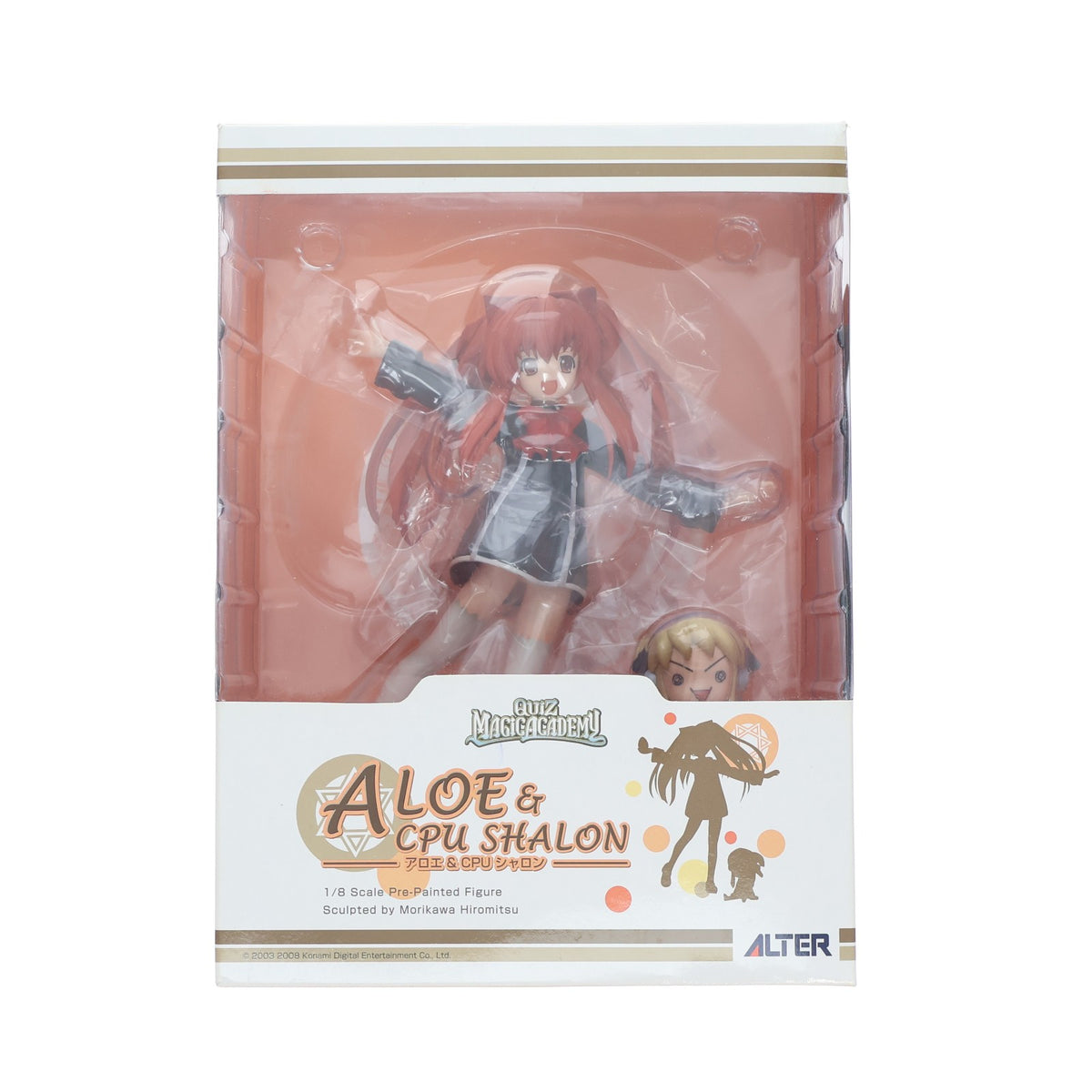 【中古即納】[FIG] アロエ&CPUシャロン クイズマジックアカデミー 1/8 完成品 フィギュア アルター(20080305)