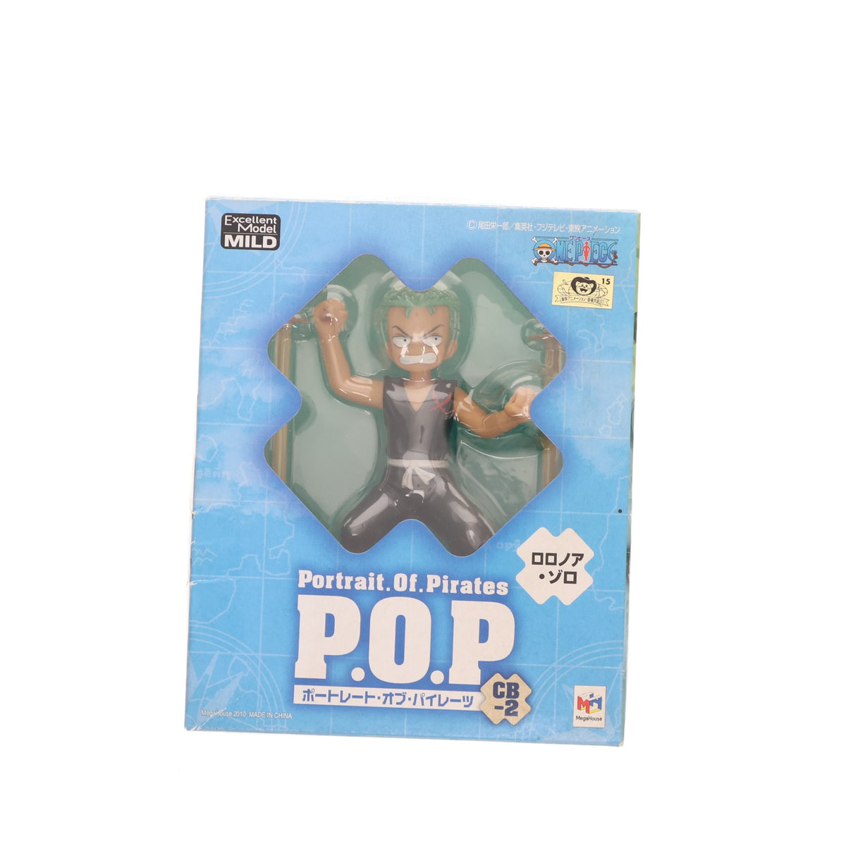 【中古即納】[FIG] エクセレントモデル MILD Portrait.Of.Pirates P.O.P CB-2 ロロノア・ゾロ ONE PIECE(ワンピース) 1/8 完成品 フィギュア メガハウス(20081025)
