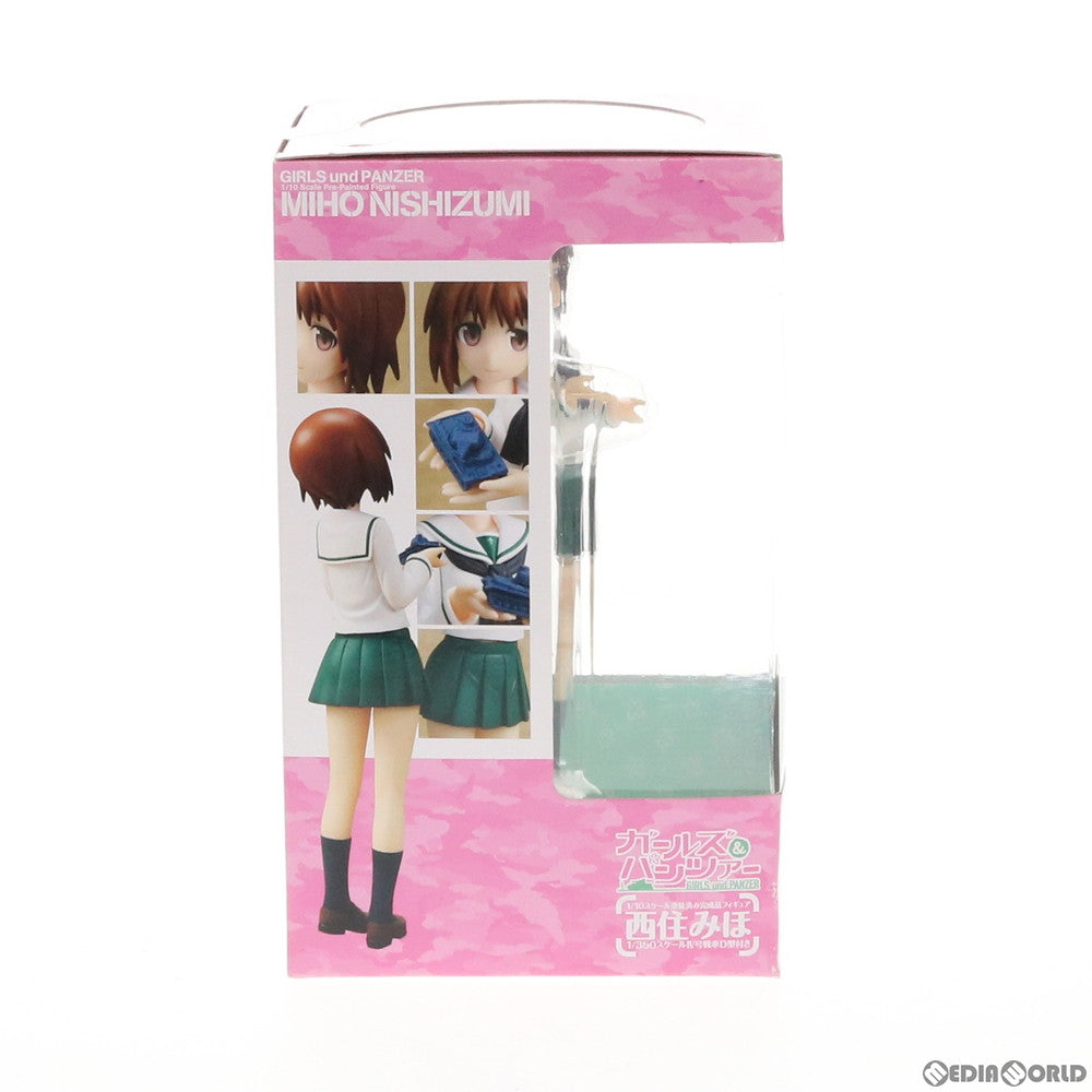 【中古即納】[FIG] 西住みほ(にしずみみほ) 1/350スケールVI号戦車D型付き ガールズ&パンツァー 1/10 完成品 フィギュア キャラアニ(20150731)