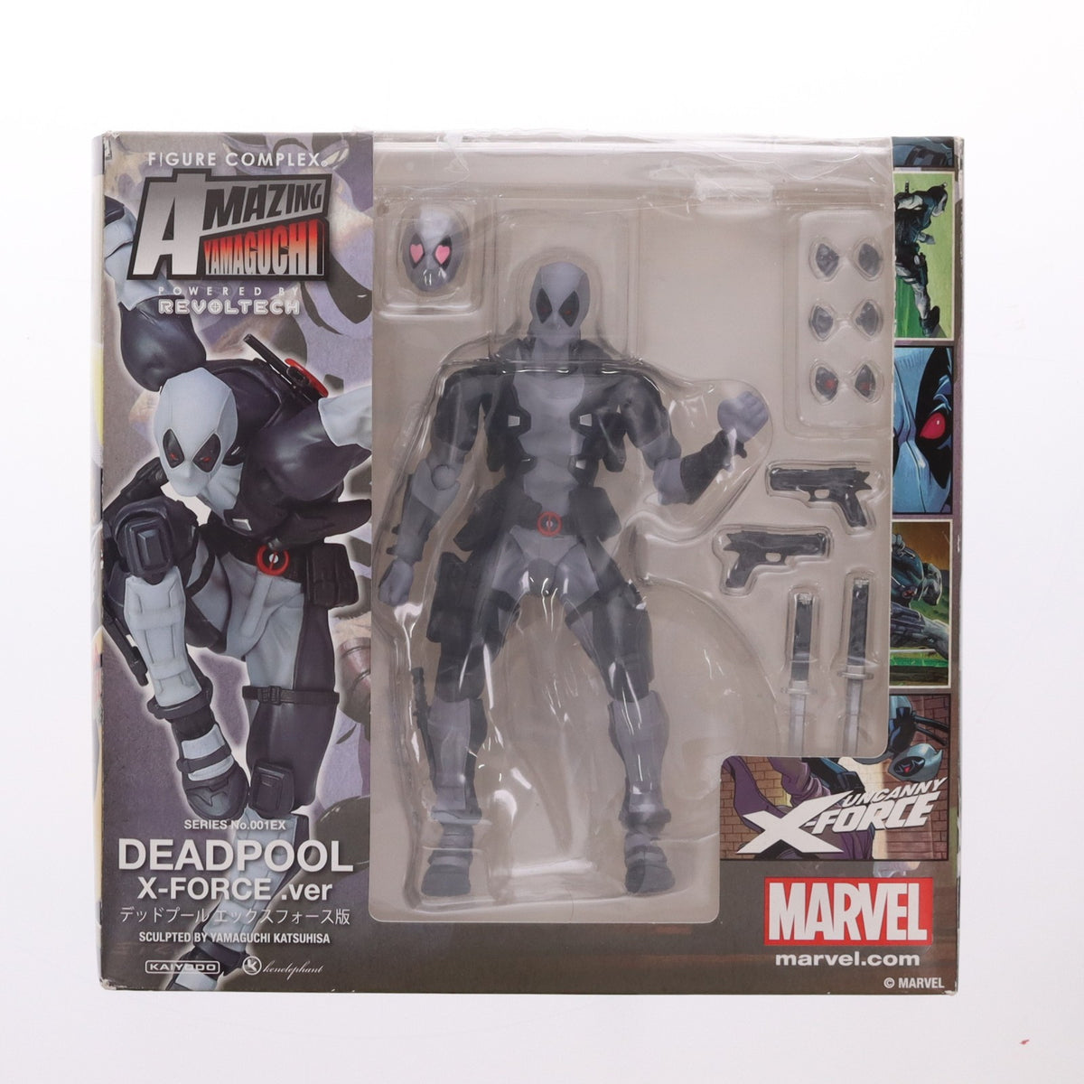 【中古即納】[FIG] フィギュアコンプレックス アメイジングヤマグチ No.001EX DEAD POOL X-FORCE .ver(デッドプール エックスフォース版) 完成品 可動フィギュア 海洋堂/ケンエレファント(20180623)