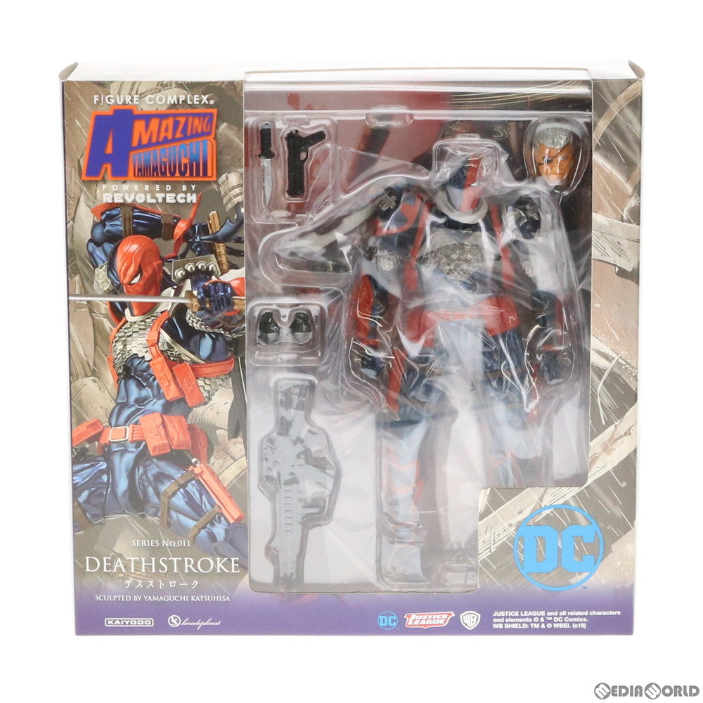 【中古即納】[FIG] フィギュアコンプレックス アメイジングヤマグチ No.011 DEATHSTROKE(デスストローク) DCコミックス 完成品 可動フィギュア 海洋堂/ケンエレファント(20190126)