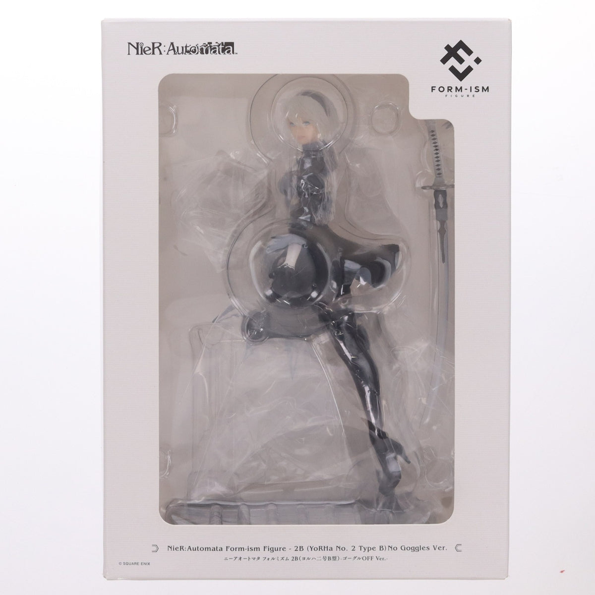 【中古即納】[FIG] (再販) FORM-ISM(フォルミズム) 2B(ヨルハ二号B型)-ゴーグルOFF Ver.- NieR:Automata(ニーア オートマタ) 完成品 フィギュア スクウェア・エニックス(20241231)