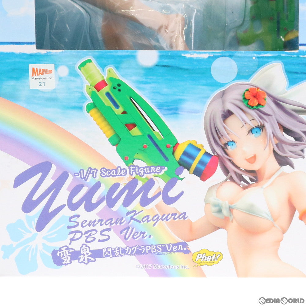 【中古即納】[FIG] 雪泉(ゆみ) 閃乱カグラPBS Ver. 閃乱カグラ PEACH BEACH SPLASH(ピーチビーチスプラッシュ) 1/7 完成品 フィギュア Phat!(ファット・カンパニー)(20200524)