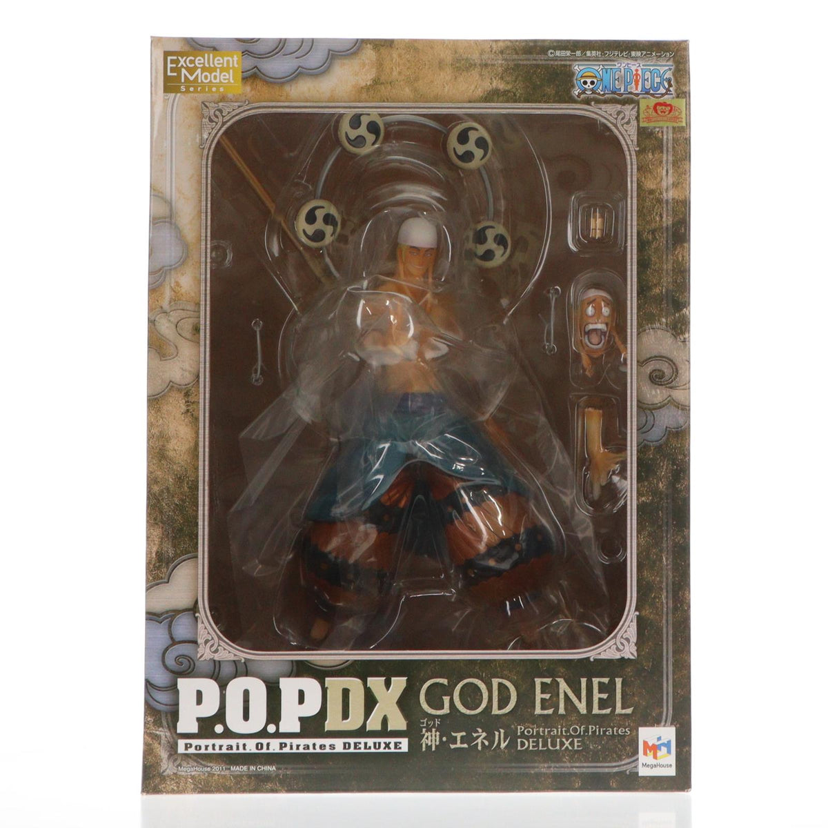 【中古即納】[FIG] Portrait.Of.Pirates P.O.P NEO-DX 神・エネル ONE PIECE(ワンピース) 1/8 完成品 フィギュア メガハウス(20111001)