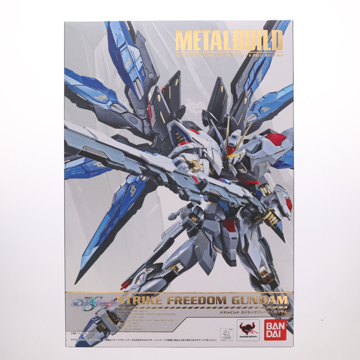 【中古即納】[FIG] METAL BUILD ストライクフリーダムガンダム(フルパッケージ) 機動戦士ガンダムSEED DESTINY(シード デスティニー) 完成品 可動フィギュア バンダイ(20160630)