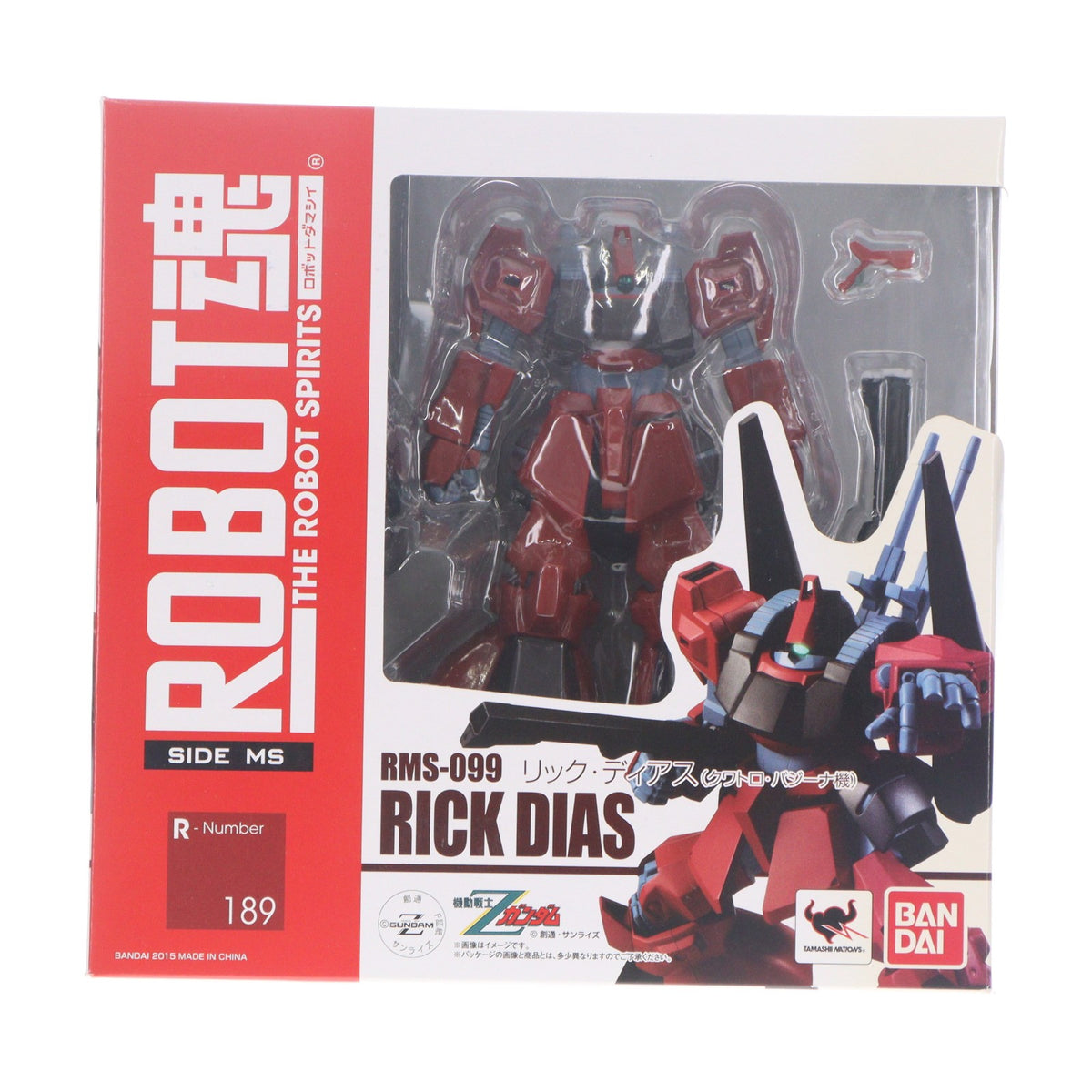 【中古即納】[FIG] ROBOT魂(SIDE MS) リック・ディアス(クワトロ・バジーナ機) 機動戦士Zガンダム 完成品 可動フィギュア バンダイ(20151226)
