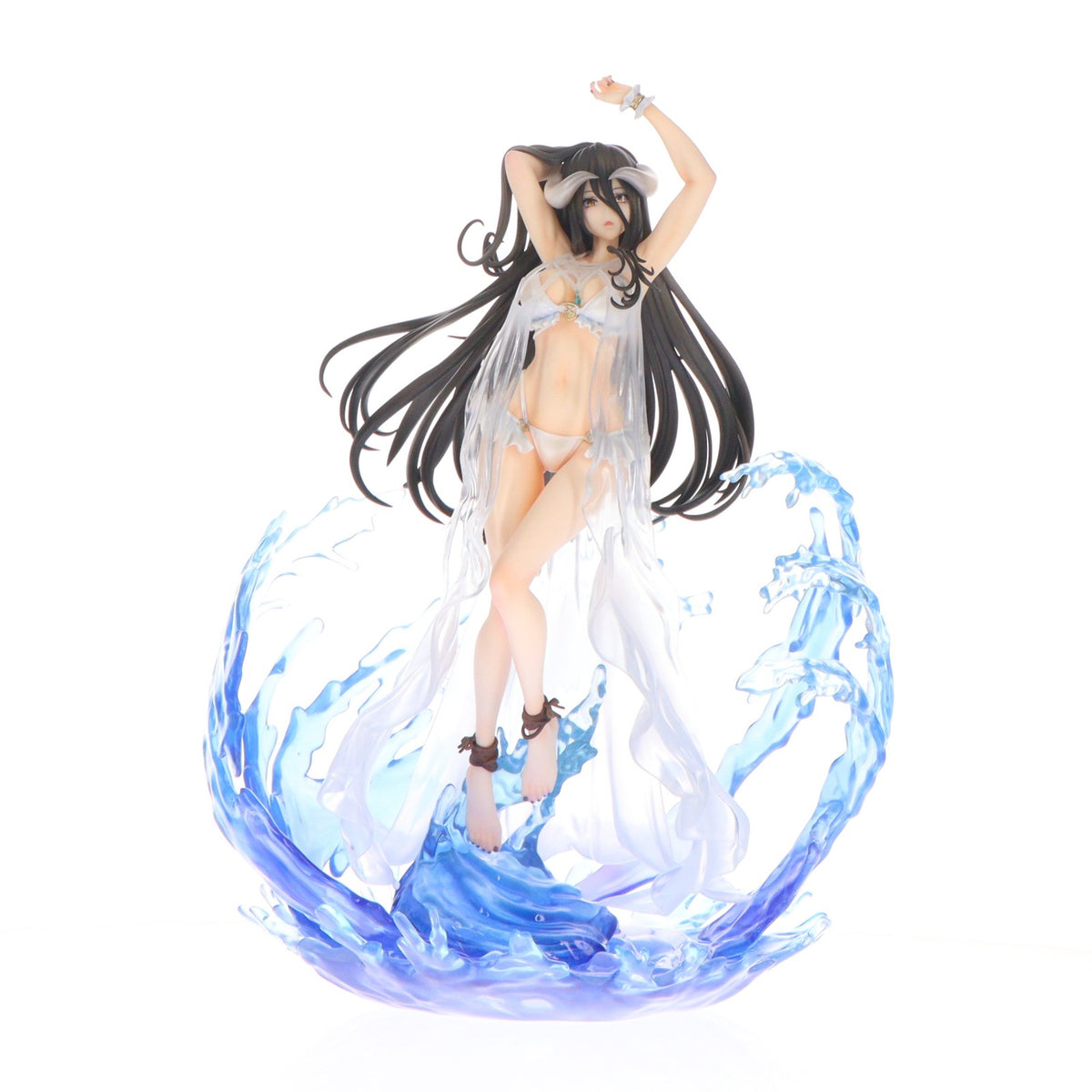 【中古即納】[FIG] 初期不良対応品 SHIBUYA SCRAMBLE FIGURE アルベド -水着Ver.- オーバーロード 1/7 完成品 フィギュア eStream Store限定 eStream/アルファサテライト(20210930)