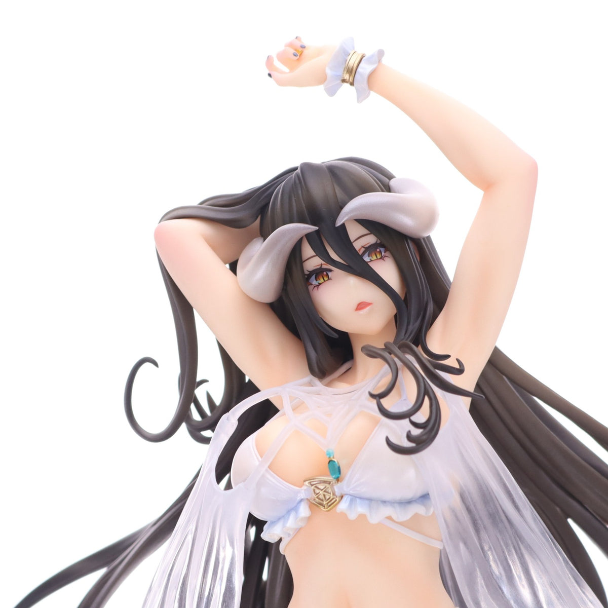 【中古即納】[FIG] 初期不良対応品 SHIBUYA SCRAMBLE FIGURE アルベド -水着Ver.- オーバーロード 1/7 完成品 フィギュア eStream Store限定 eStream/アルファサテライト(20210930)
