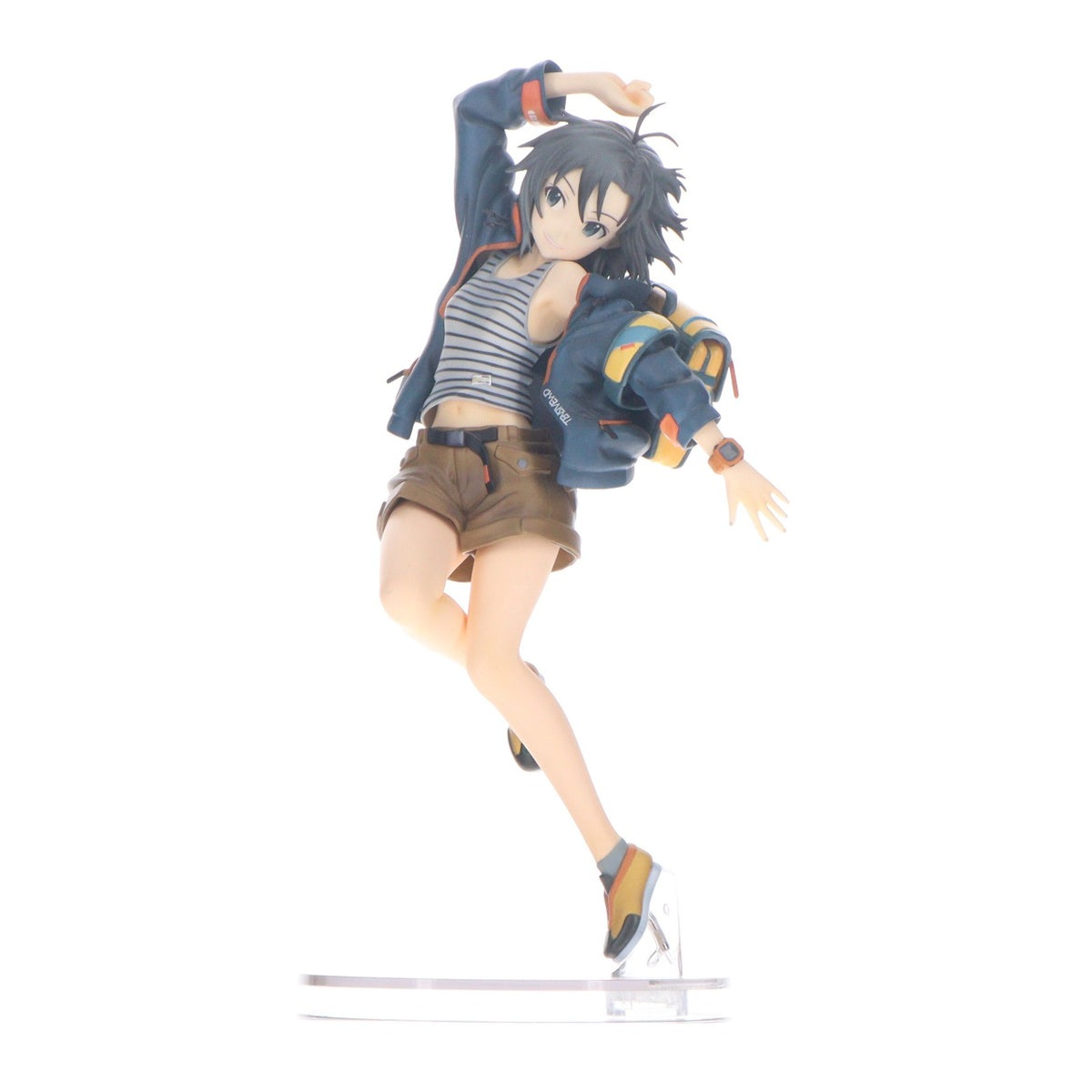 【中古即納】[FIG] 菊地真(きくちまこと) アイドルマスター(THE IDOLM@STER) 1/8 完成品 フィギュア Phat!(ファット・カンパニー)(20151025)