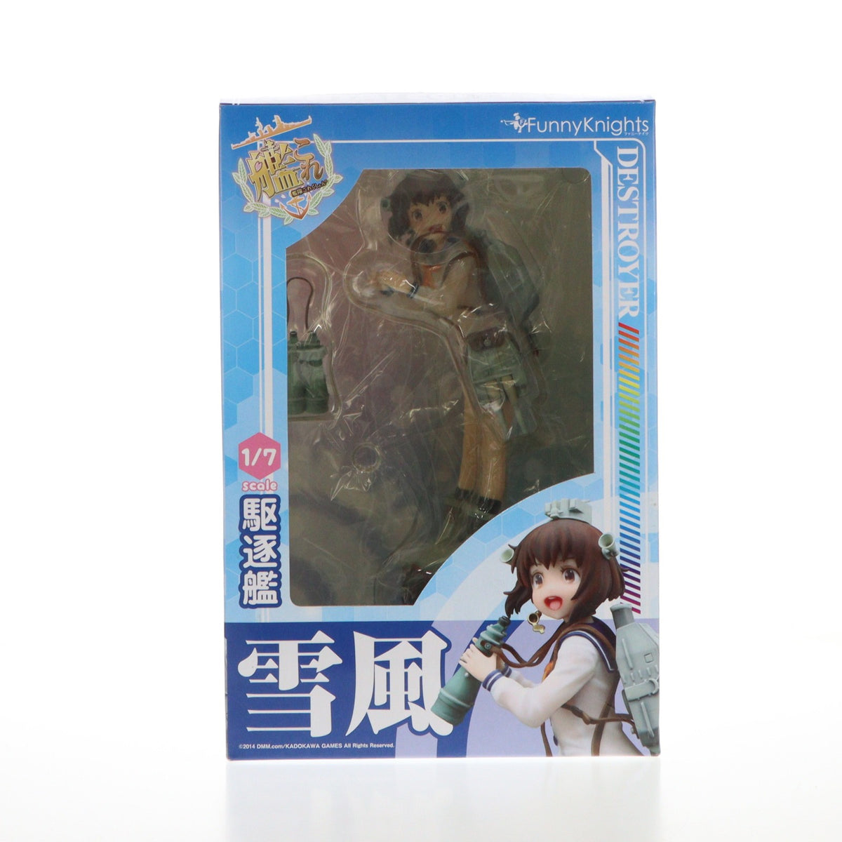 【中古即納】[FIG] 雪風(ゆきかぜ) 艦隊これくしょん -艦これ- 1/7 完成品 フィギュア ファニーナイツ(アオシマ)(20140627)