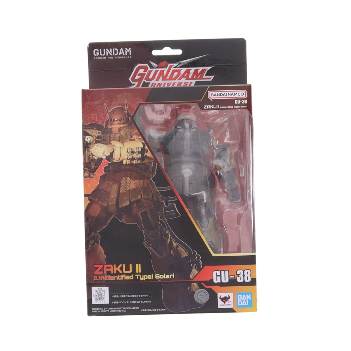 【中古即納】[FIG] GUNDAM UNIVERSE(ガンダムユニバース) ZAKUII(Unidentified Type) Solari(ザクII ソラリ機) 機動戦士ガンダム 復讐のレクイエム 完成品 可動フィギュア バンダイスピリッツ(20241228)