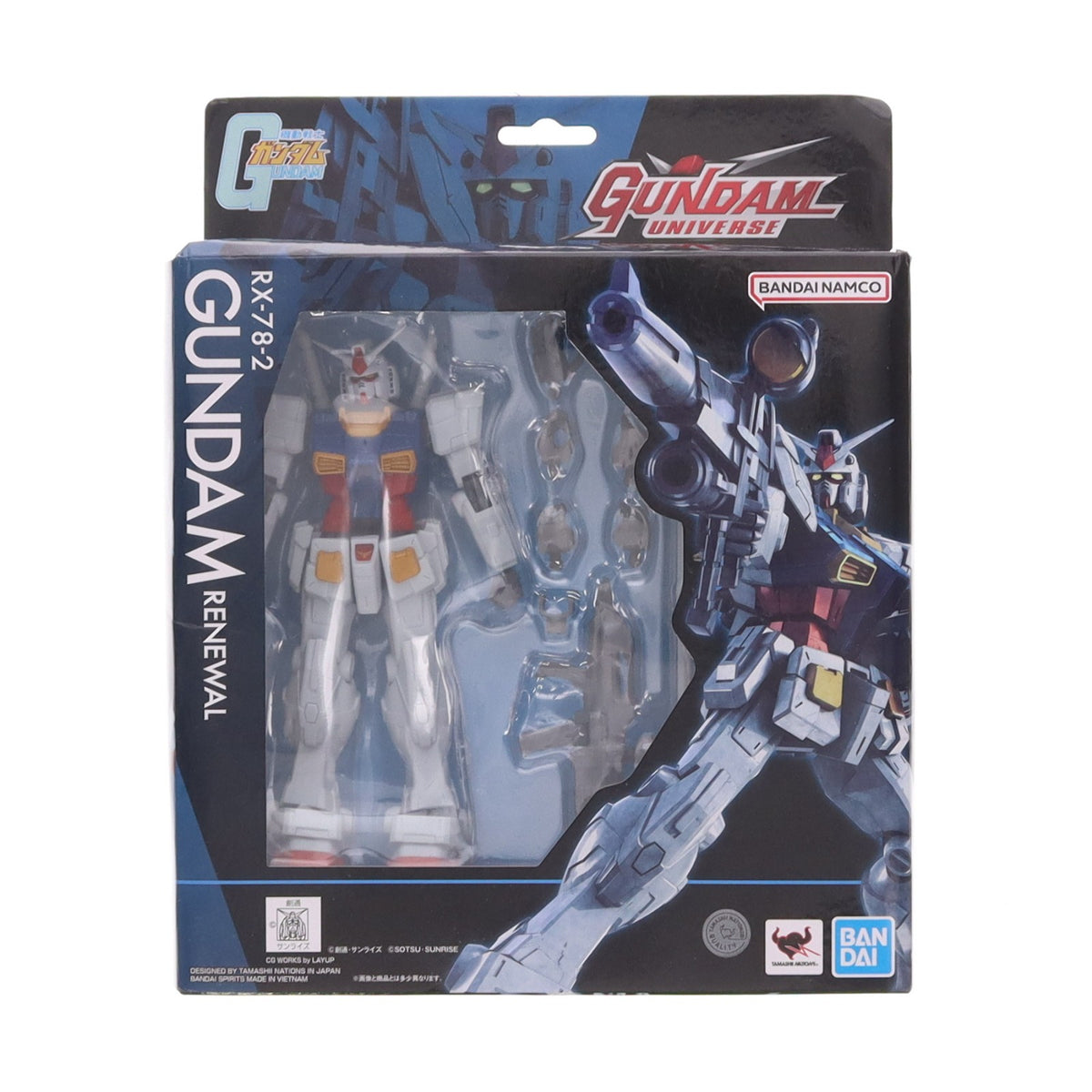 【中古即納】[FIG] GUNDAM UNIVERSE(ガンダムユニバース) RX-78-2 GUNDAM RENEWAL(ガンダム) 機動戦士ガンダム 完成品 可動フィギュア バンダイスピリッツ(20251025)