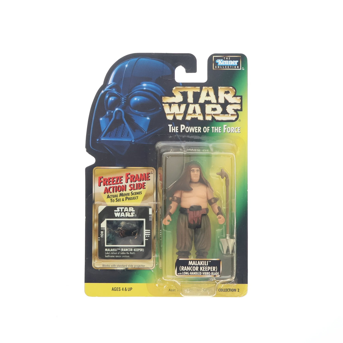 【中古即納】[FIG] The Power of The Force ベーシックフィギュア マラキリ(ランカーキーパー) ウィズ ロングハンドレッド バイブロブレード STAR WARS(スター・ウォーズ) 完成品 可動フィギュア(69723) Kenner(ケナー)(19991231)