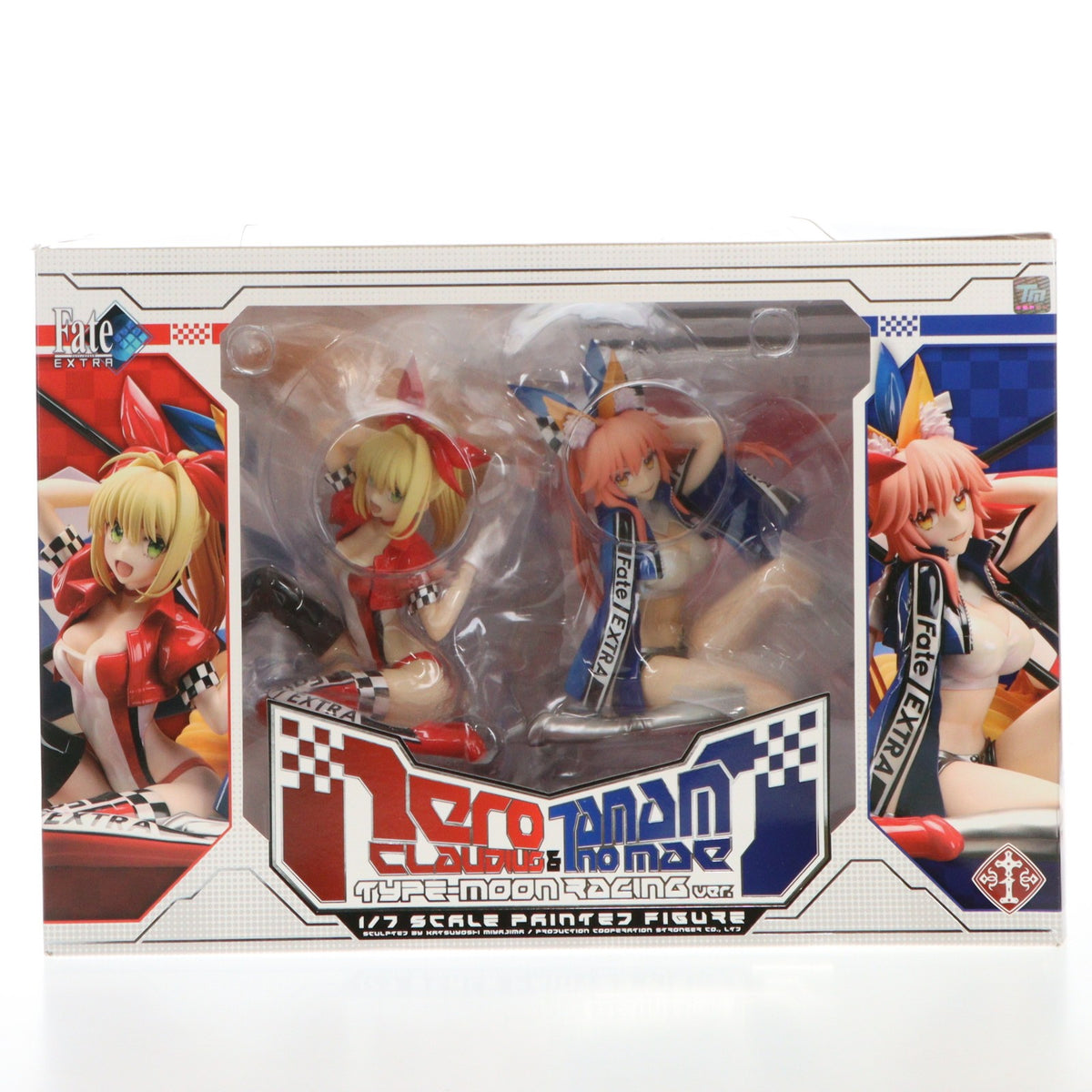 【中古即納】[FIG] ネロ・クラウディウス&玉藻の前(たまものまえ) TYPE-MOON Racing ver. Fate/EXTRA(フェイト/エクストラ) 1/7 完成品 フィギュア プラスワンオンラインショップ限定 プラスワン(20211031)
