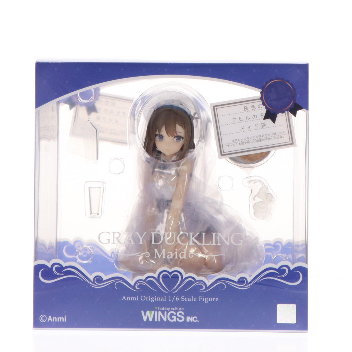 【中古即納】[FIG] Anmi 灰色アヒルの子メイド姿 1/6 完成品 フィギュア WINGS inc.(双翼社)(20230202)