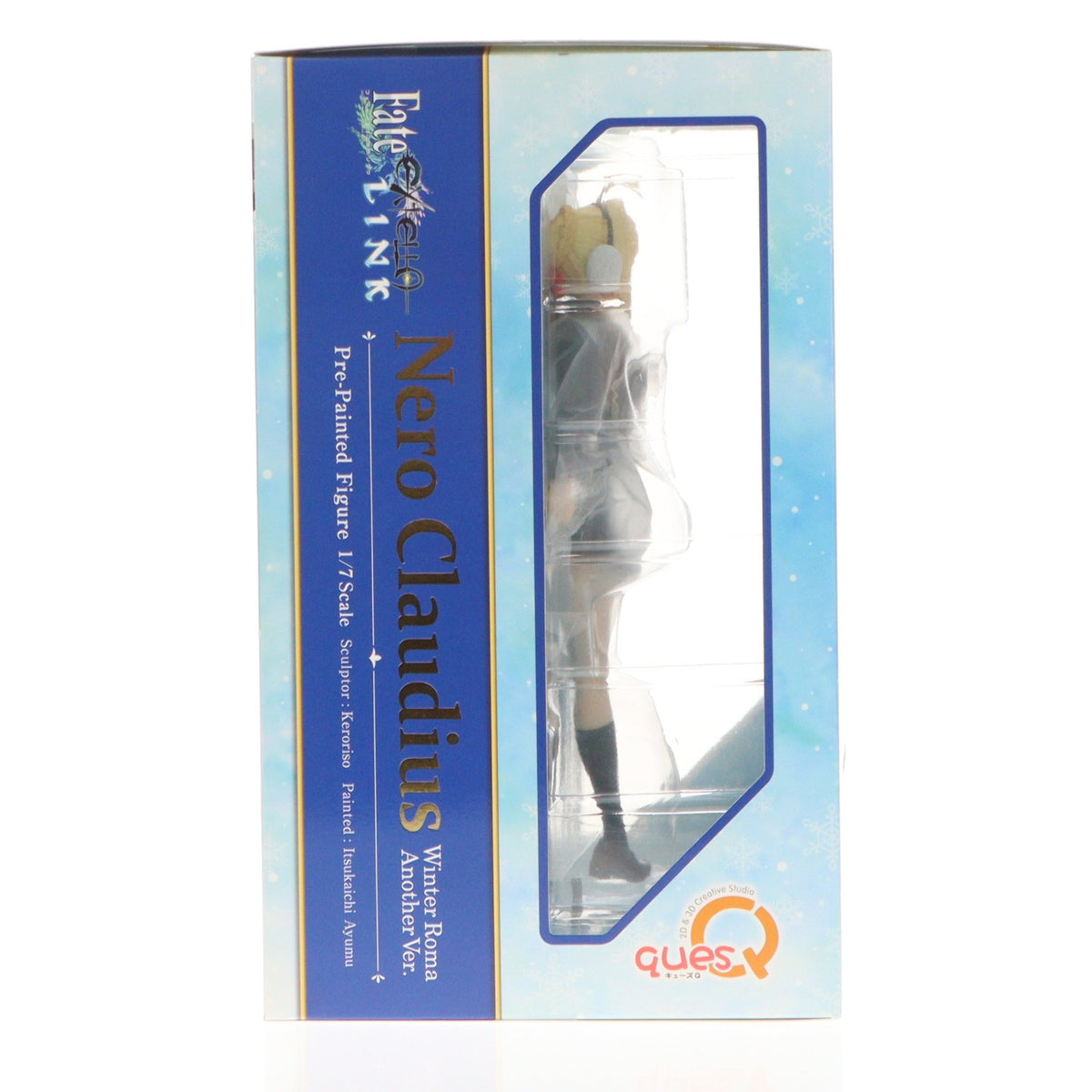 【中古即納】[FIG] ネロ・クラウディウス ウインター・ローマ衣装 アナザーVer. Fate/EXTELLA LINK(フェイト/エクステラ リンク) 1/7 完成品 フィギュア キューズQ(20211225)