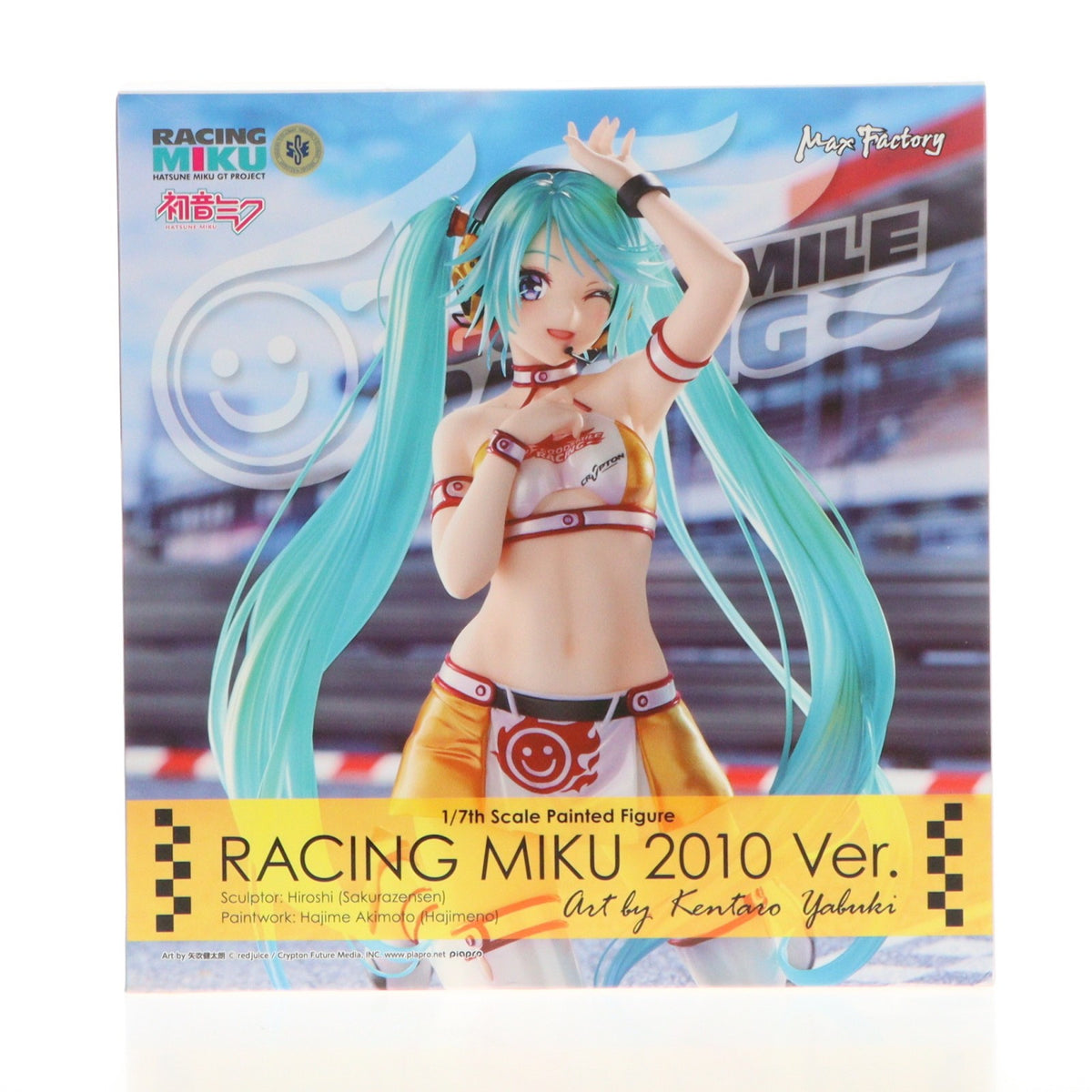 【中古即納】[FIG] レーシングミク 2010Ver. Art by 矢吹健太朗 初音ミク GTプロジェクト 1/7 完成品 フィギュア GOODSMILE ONLINE SHOP&Amazon.co.jp&あみあみ限定 マックスファクトリー/グッドスマイルカンパニー(20230831)