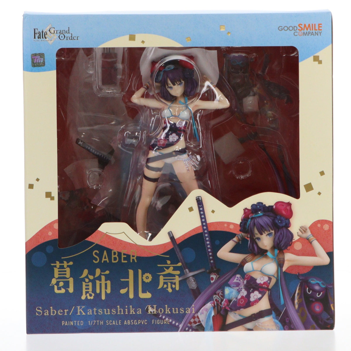【中古即納】[FIG] セイバー/葛飾北斎(かつしかほくさい) Fate/Grand Order(フェイト/グランドオーダー) 1/7 完成品 フィギュア グッドスマイルカンパニー(20230217)