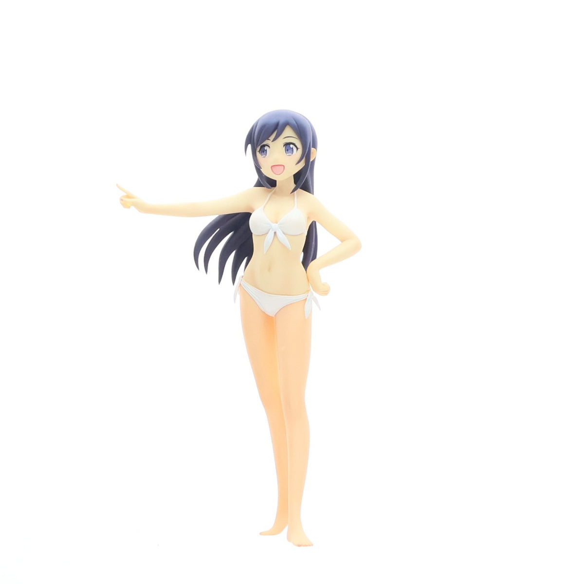 【中古即納】[FIG] BEACH QUEENS(ビーチクイーンズ) 新垣あやせ(あらがきあやせ) 俺の妹がこんなに可愛いわけがない。 1/10 完成品 フィギュア(NF-296) ウェーブ(WAVE)(20140711)
