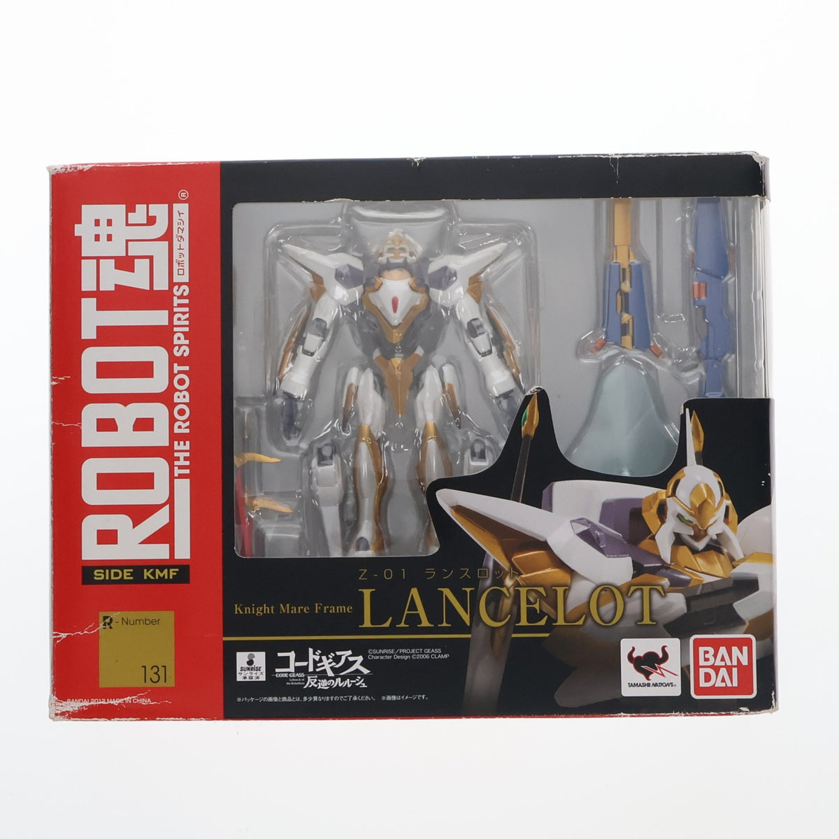 【中古即納】[FIG] ROBOT魂(SIDE KMF) ランスロット コードギアス 反逆のルルーシュ 完成品 可動フィギュア バンダイ(20121227)