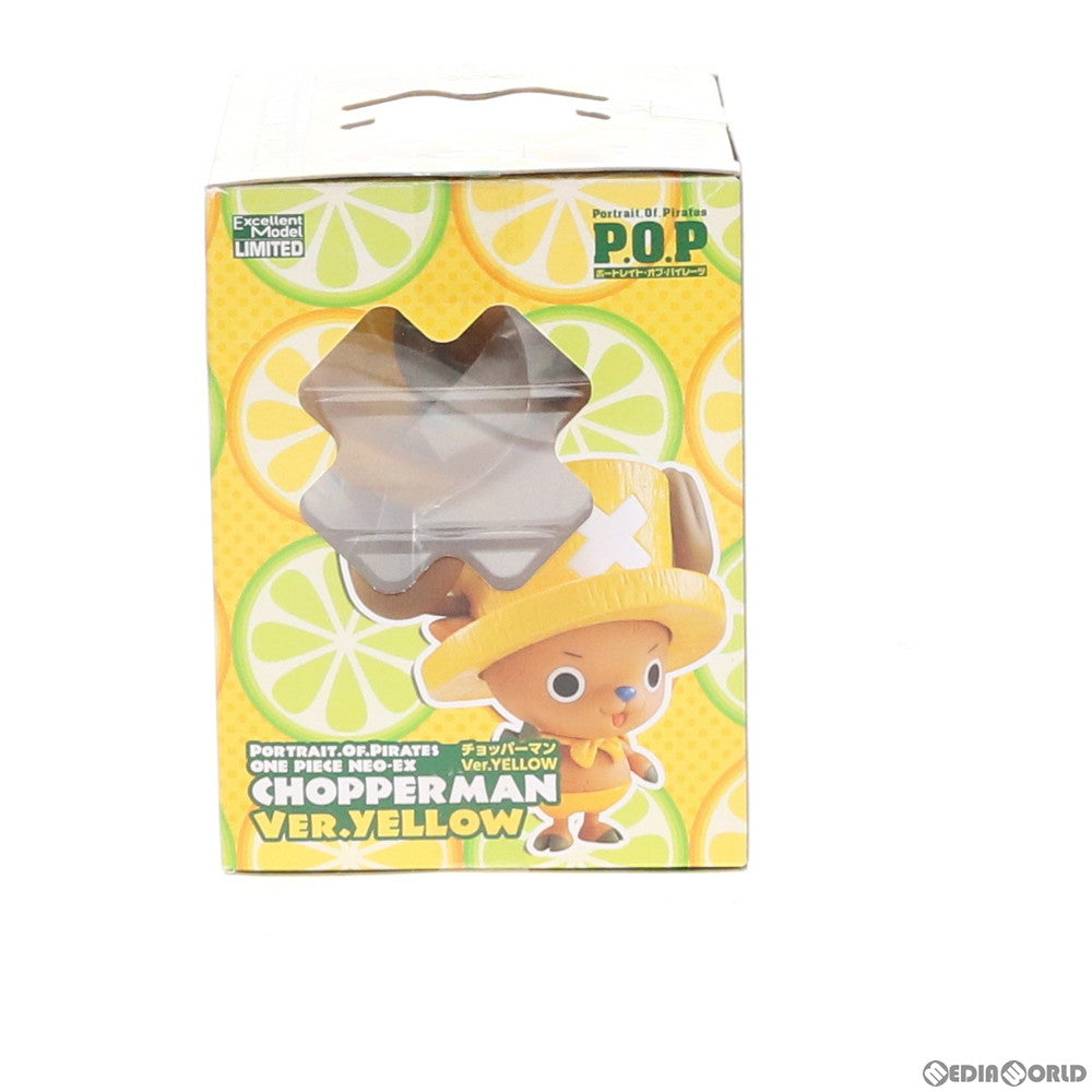 【中古即納】[FIG] Portrait.Of.Pirates P.O.P NEO-EX チョッパーマン Ver.YELLOW ONE PIECE 1/8 完成品 フィギュア ワンピース メモリアルログ Ver.ウォーターアドベンチャー in NEWレオマワールド限定 メガハウス(20130730)