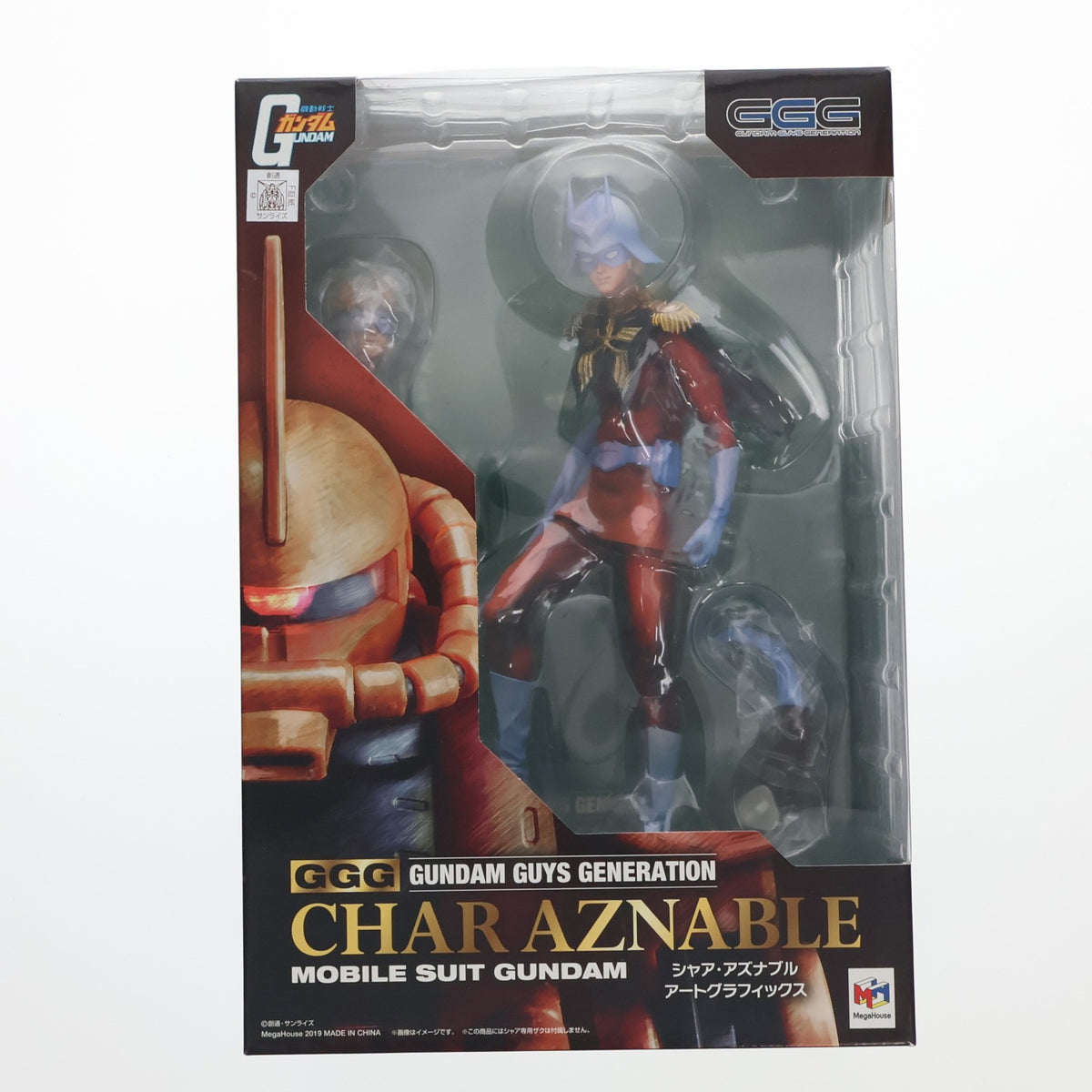 【中古即納】[FIG] GGG(ガンダムガイズジェネエーション)) シャア・アズナブル アートグラフィックス 機動戦士ガンダム 1/8 完成品 フィギュア メガハウス(20190206)