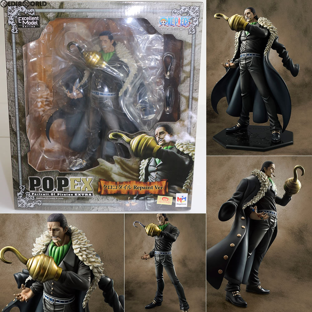 【中古即納】[FIG] Portrait.Of.Pirates P.O.P NEO-EX クロコダイル Repaint Ver. ONE PIECE(ワンピース) 1/8 完成品 フィギュア メガハウス(20140126)