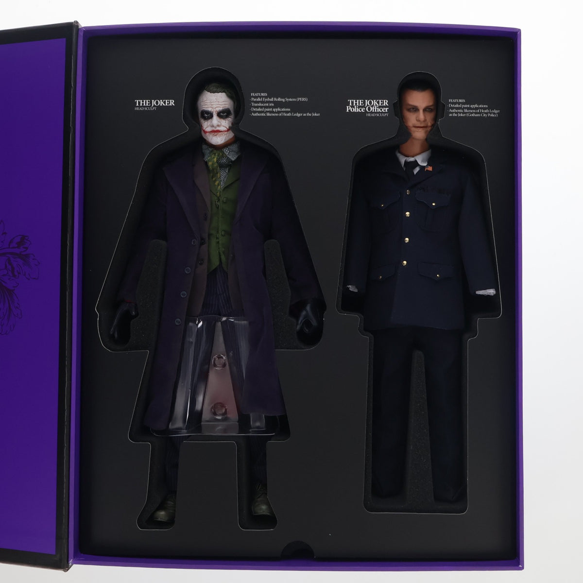 【中古即納】[FIG] ムービー・マスターピース DX ジョーカー ダークナイト 1/6 完成品 可動フィギュア(DX#01) ホットトイズ(20091119)