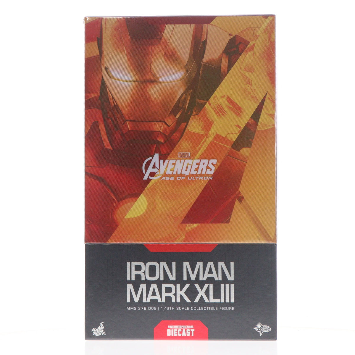 【中古即納】[FIG] (再販) ムービー・マスターピース DIECAST アイアンマン・マーク43 アベンジャーズ/エイジ・オブ・ウルトロン 1/6 完成品 可動フィギュア(MM#278D09) ホットトイズ(20191130)