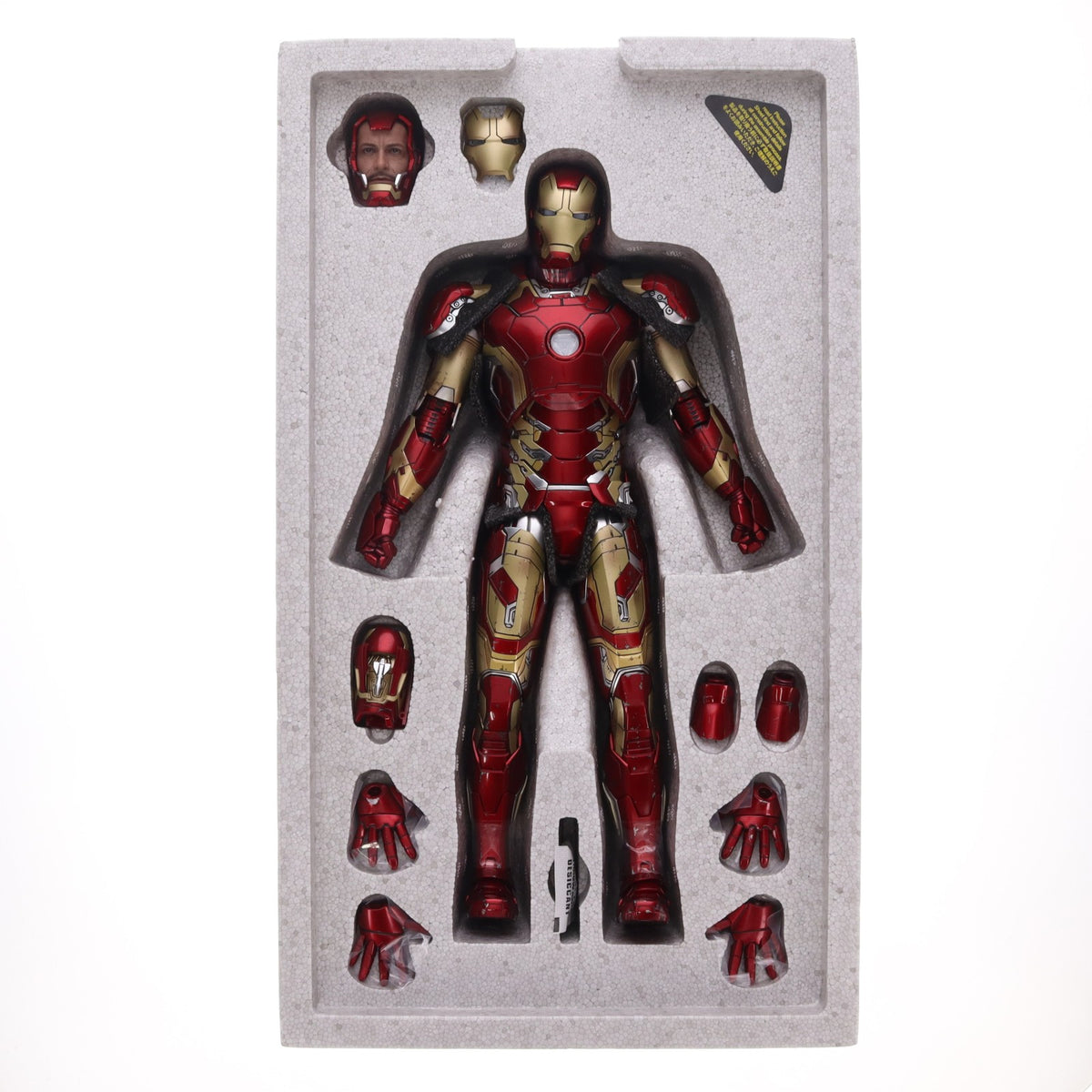 【中古即納】[FIG] (再販) ムービー・マスターピース DIECAST アイアンマン・マーク43 アベンジャーズ/エイジ・オブ・ウルトロン 1/6 完成品 可動フィギュア(MM#278D09) ホットトイズ(20191130)