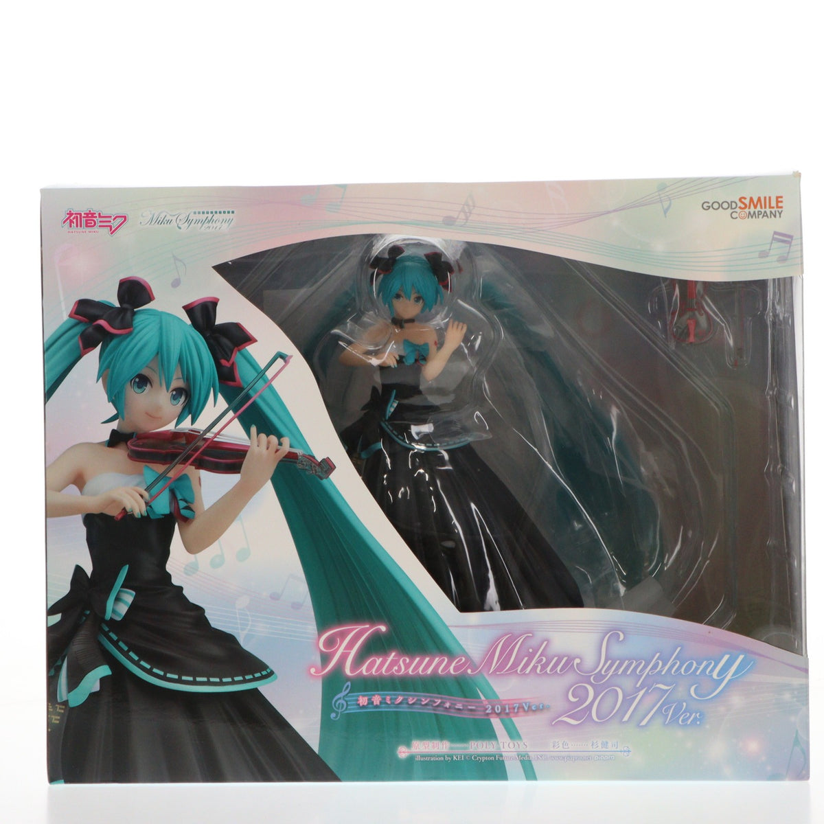 【中古即納】[FIG] 初音ミクシンフォニー 2017Ver. キャラクター・ボーカル・シリーズ01 初音ミク 1/8 完成品 フィギュア グッドスマイルカンパニー(20201031)